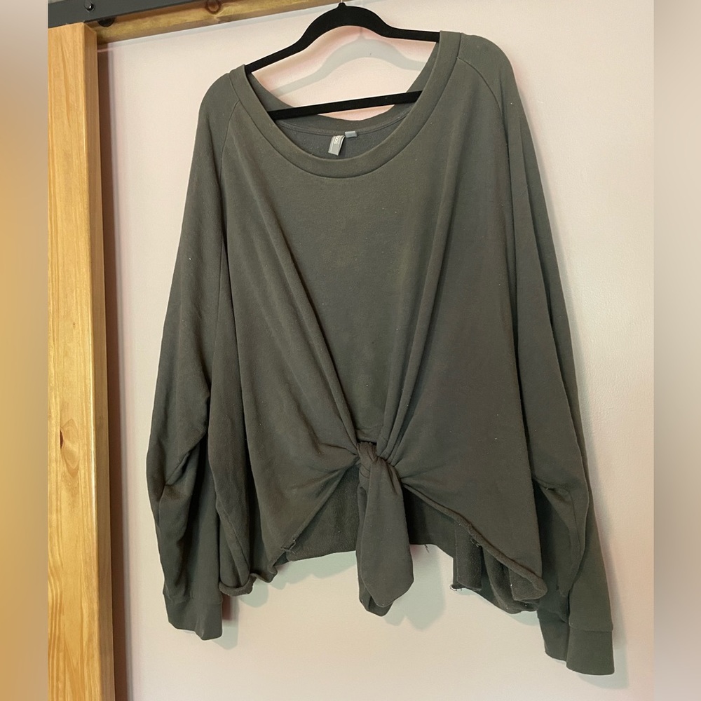 ASOS Curve cropped sweatshirt